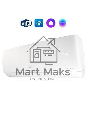 Блок внутренний сплит-системы Ballu BSUI/in-24HN8_23Y инвертор, 24000 BTU, 72 м², 31 дБ, охлаждение, обогрев, осушение, белый