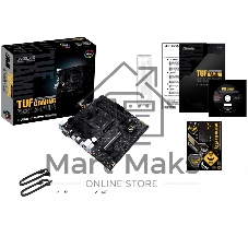 Материнская плата ASUS TUF GAMING A520M-PLUS, AM4, AMD A520, 4xDDR4, 4xSATA, 2xM.2, 1xPCIe 3.0 x16, 2xPCIe 3.0 x1, 1xVGA, 1xDVI, 1xHDMI, 1x1Gb LAN, 1xUSB-A 10Gbps, 4xUSB-A 5Gbps, 2xUSB-A 2.0, 3x3.5 мм, 7.1, mATX
