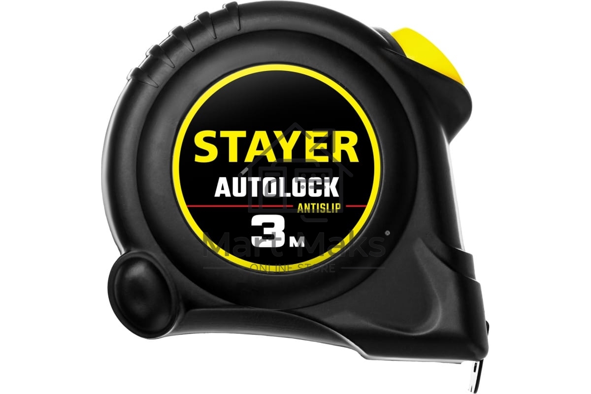 Рулетка Stayer АutoLock 3м / 16мм с автостопом 2-34126-03-16_z02