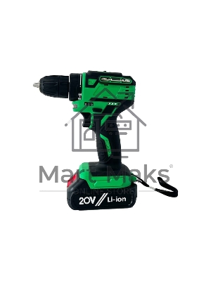 Дрель-шуруповерт Zitrek Greenpower 20 Pro 063-4061, Аккумуляторная, 20В, 2 АКБ, Кейс