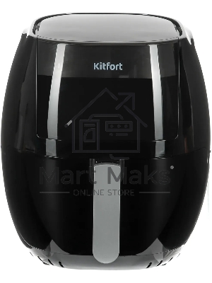 Аэрогриль Kitfort КТ-2220 черный, 1800 Вт, 6 л, электронное управление, 7 программ