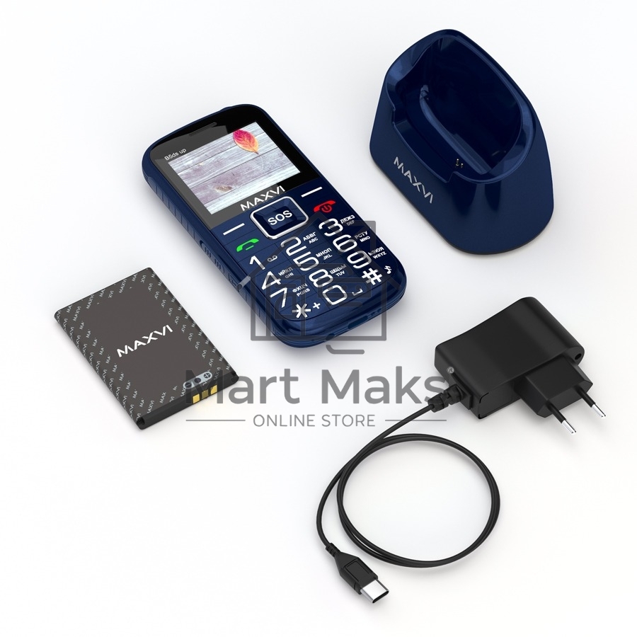 Мобильный телефон Maxvi B5ds up синий