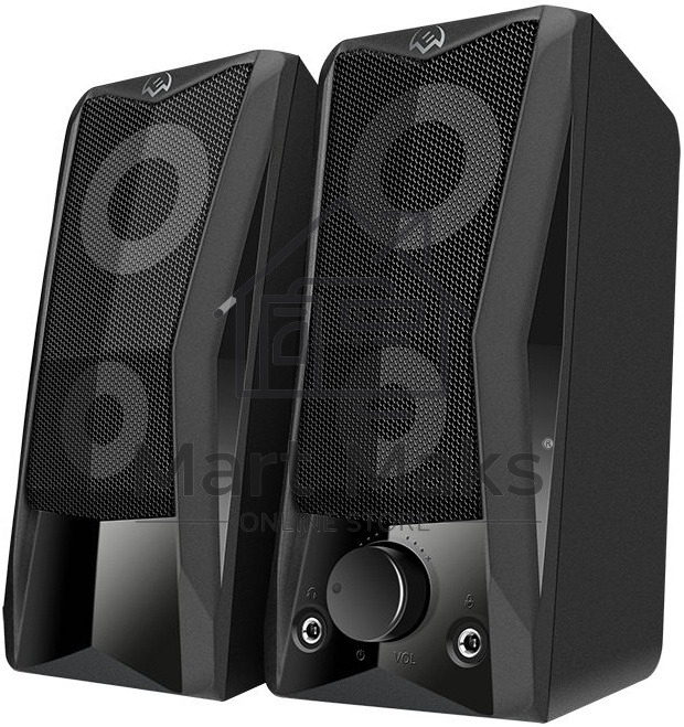 Акустическая система SVEN 445, черный, USB, 2.0,2x3 Вт(RMS), подсветка