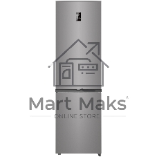 Холодильник Candy CFN6200SDC серебристый двухкамерный 227/91л морозилка снизу, No Frost