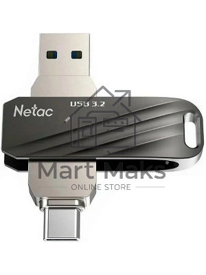 Флешка USB Netac US11 32Gb USB 3.0+TypeC Dual Flash
