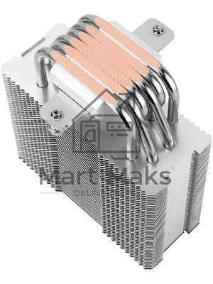 Кулер для процессора Thermalright Burst Assassin 120 SE черный/серебристый (4-pin PWM, 148мм, Al/Cu, 6x6мм, 1x120мм, 66.17CFM, 25.6dBA, 1550RPM, S: 1851/1700/1200/115X, AM5/AM4)