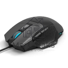 Мышь проводная AULA S12 черный, 2400 dpi, USB, кнопки - 7