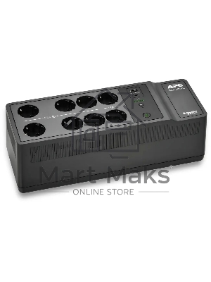 Источник бесперебойного питания APC Back-UPS ES 850VA/520W, 230V, 8 Schuko (2 Surge & 6 batt.), USB, USB charge(type A,C), Data/DSL protect.,(BE700G-RS, BE850G2-GR analogue), 1 year warranty