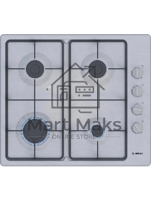 Газовая варочная панель Bosch PBP6C5K60Q нержавеющая сталь