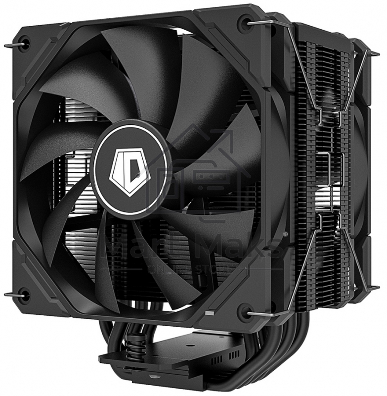 Кулер для процессора ID-COOLING SE-225-XT-BLACK-V2 черный 120мм алюминий+медь 1800rpm 35.2db 4-pin 220W 154мм