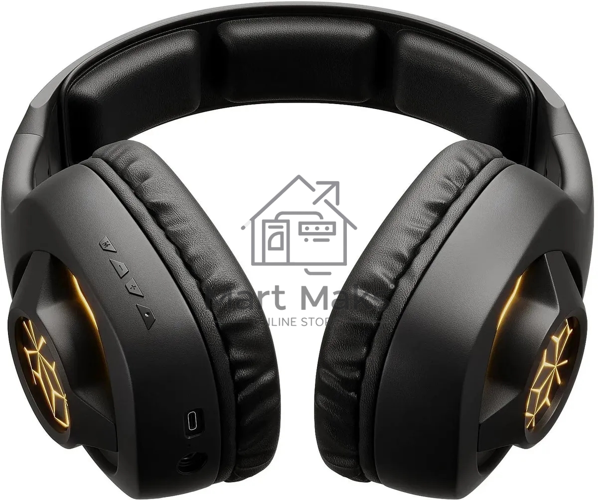 Наушники с микрофоном Оклик HS-L575G черный накладные BT оголовье (1895253)
