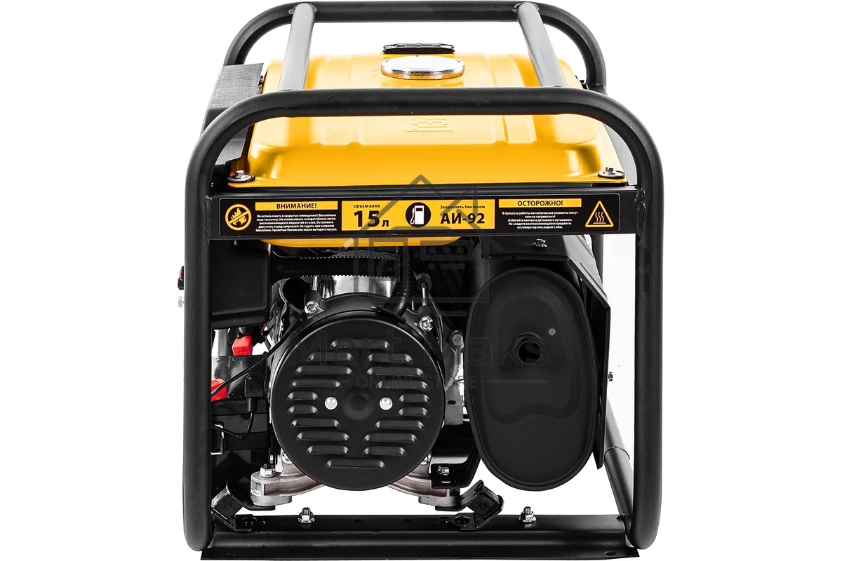 Электрогенератор бензиновый Denzel PS-33E, 3.3 кВт, 85 дБ, 48.5 кг
