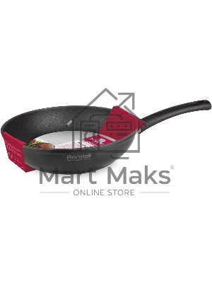 Сковорода Rondell Mustang RDA-599, 28см, без крышки, черный