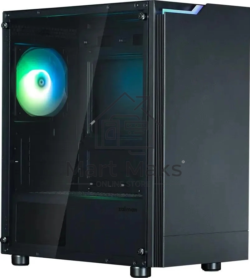 Компьютерный корпус Zalman ZM-T4 plus черный без БП mATX 1x80mm 3x120mm 1xUSB2.0 1xUSB3.0 audio bott PSU