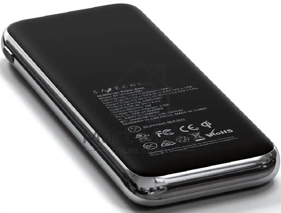 Беспроводное зарядное устройство Satechi Quatro Wireless Power Bank. серый космос ST-UC10WPBM