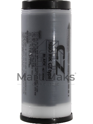 Краска RISO S-4877E для серии CZ 800 мл (o), черный (КРАТНО ДВУМ ШТУКАМ!!!)