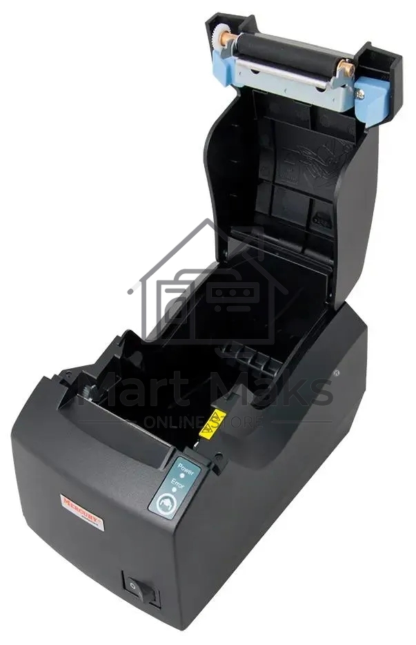 Чековый принтер Mertech G58 прямая термопечать, 203 dpi, 100 мм/сек, Ethernet, RS-232, USB, черный