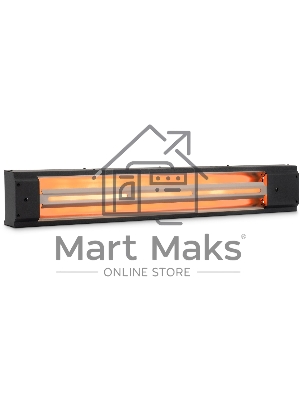 Обогреватель инфракрасный Starwind SHIRC-1020, черный, кварцевый, 2000 Вт, 25 м2