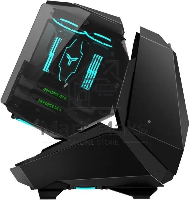 Компьютерный корпус без блока питания JONSBO MOD-5, Full-Tower, TG, no fans, 2xUSB-A 3.0 + 1xUSB-C 3.2, ATX, mATX, mITX Black