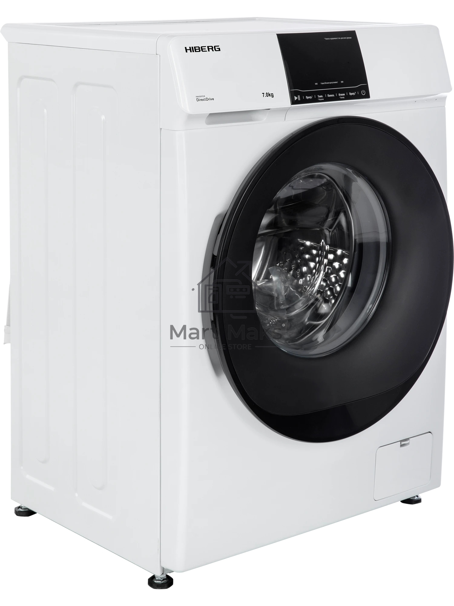 Стиральная машина HIBERG i-DDQ6 - 712 W белая, загрузка фронтальная 7кг, 1200 об/мин., класс: A+++