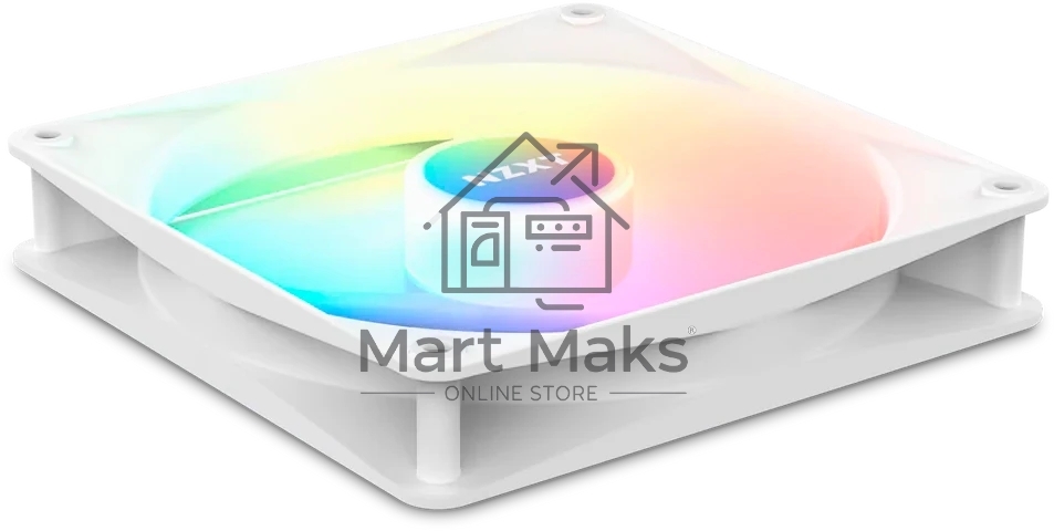 Вентилятор для корпуса Case Cooler NZXT F120 RGb Core Triple Pack (120x120x25мм, 4-pin PWM, RGb, 78.86CFM, 33.88dBA, 1800RPM, белый, 3pcs)