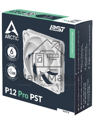 Вентилятор для корпуса Arctic Cooling ARCTIC P12 Pro PST белый - retail