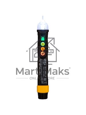 Бесконтактный детектор напряжения Deli DL8011 (12-1000В, батарейки в комплекте)