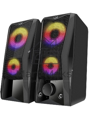 Акустическая система SVEN 445, черный, USB, 2.0,2x3 Вт(RMS), подсветка