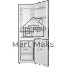 Холодильник Candy CFN6200SDC серебристый двухкамерный 227/91л морозилка снизу, No Frost