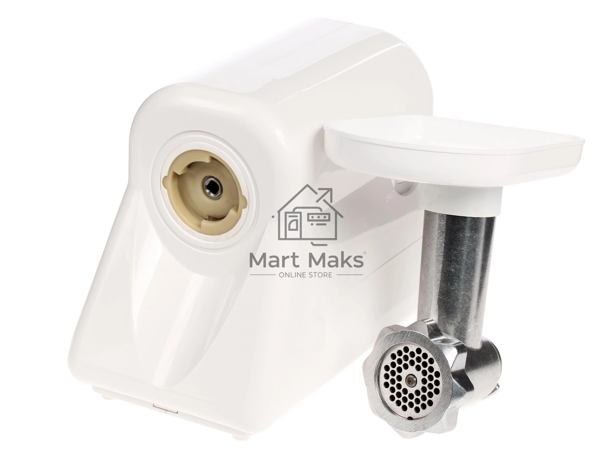 Мясорубка электрическая Ротор Дива ЭМШ 35/300-2 белый, 1500 Вт, 0.6 кг/мин, насадки - 2