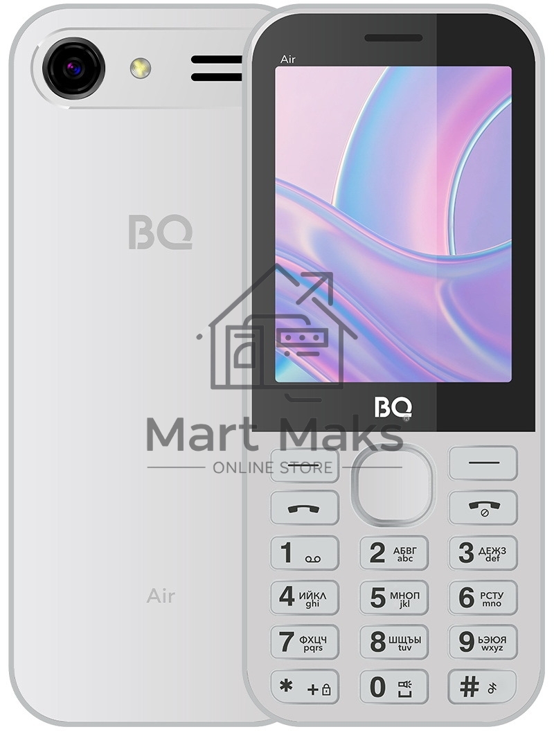 Мобильный телефон BQ 2843 Air серебристый