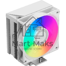 Кулер для процессора PCcooler RT500 TC ARGB, белый, 120 мм, алюминий/медь, 500-2200 об/мин, 34.9 дБ, 4 pin PWM, 240 Вт, высота 152 мм