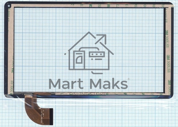 Сенсорное стекло (тачскрин) SG6138A-FPC_V2-1, черное