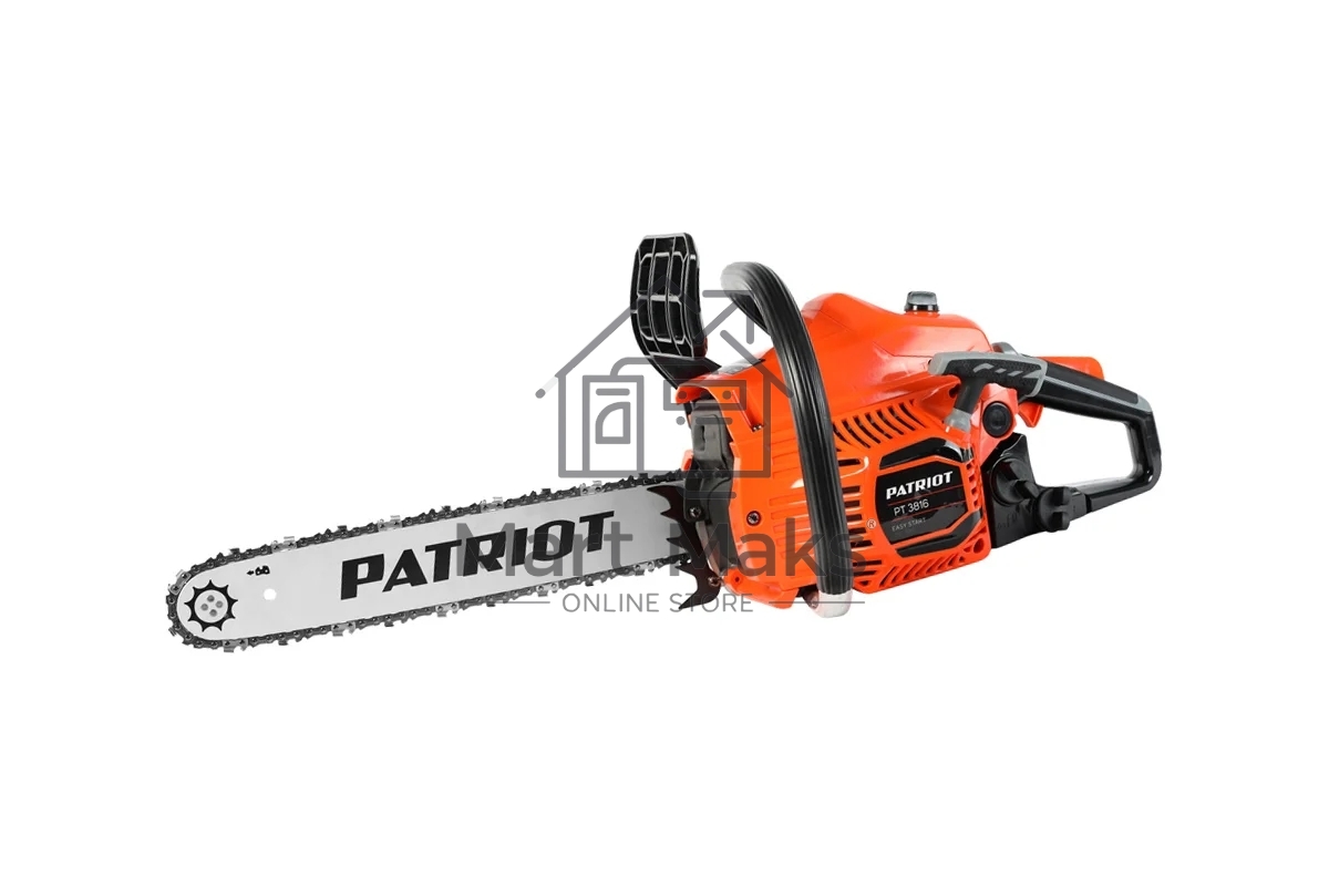 Бензопила PATRIOT PT3816 220105510 раб. объем 38сс, 2,0 л.с, шина 16