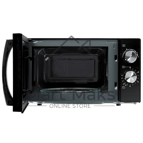Микроволновая печь Hyundai HYM-M2050 черный, 20 л, 700 Вт, переключатели - поворотный механизм