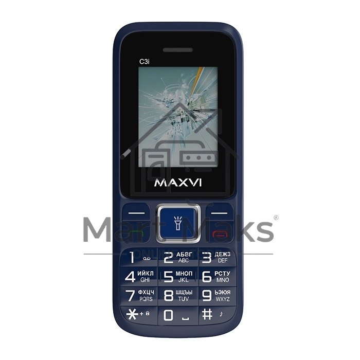 Мобильный телефон Maxvi C3i маренго