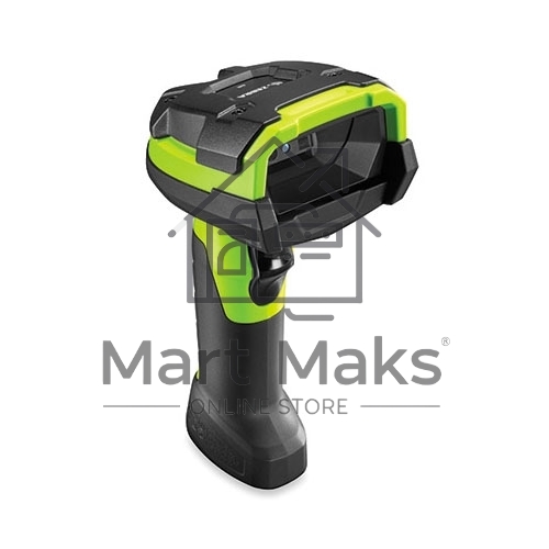 Сканер штрих-кода ручной Zebra DS3678-HD 2D Imager, беспроводной, USB, Bluetooth, зеленый/черный
