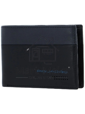 Кошелек мужской Piquadro Urban PU1392UB00R/NGR черный/серый натур.кожа