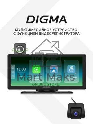 Автомобильный монитор Digma Smart Play 1200 Dual 8.9