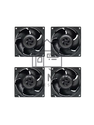 Комплект вентиляторов для корпуса Arctic S8038-10K (4 Pack) черный, 80 мм, 10000 об/мин, 4 pin