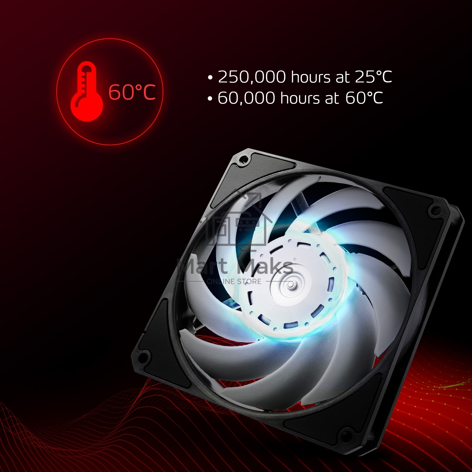 Вентилятор для корпуса ADATA XPG VENTO 120 ARGB черный, 120 мм, 1850 об/мин, 21 дБ, 3 pin