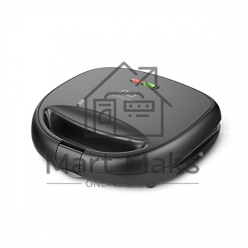 Прибор для выпечки BQ ST2001 черный, 4 in 1. MultiChef, 800 Вт, многофункциональный прибор 4 в 1, 4 пары панелей в комплекте: гриль, венские вафли, сэндвич, орешки, антипригарное покрытие панелей Non-Stick PRO, равномерный нагрев, вертикальное хранение, о