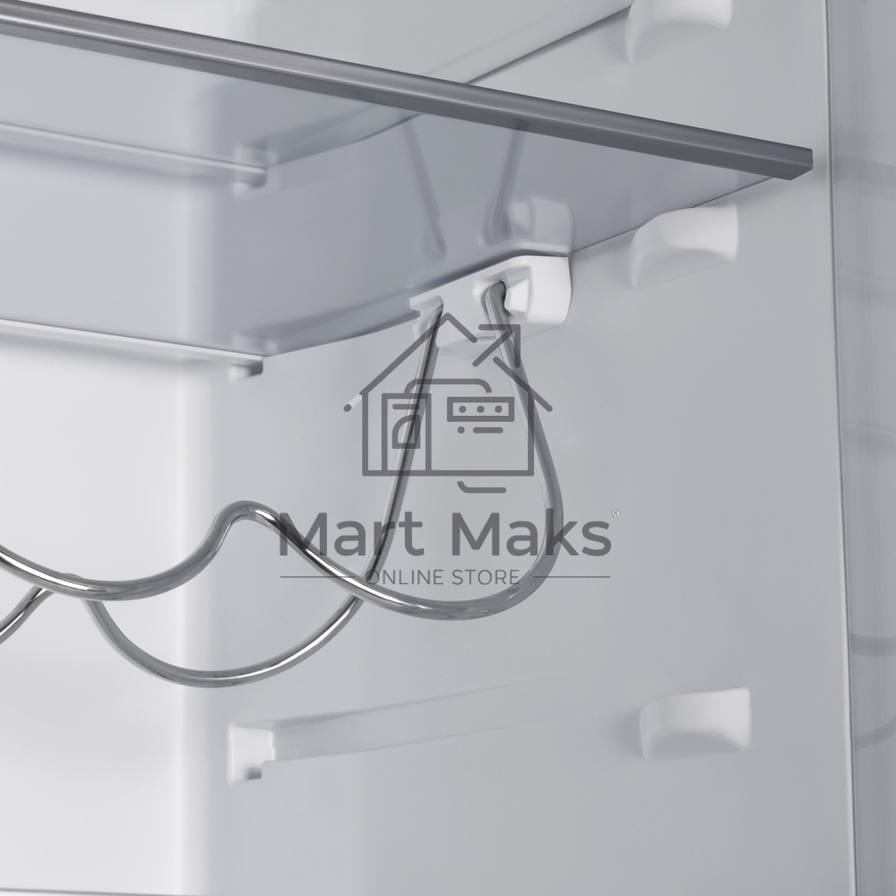 Встраиваемый холодильник Maunfeld MBF177NFFWGR Inverter белый двухкамерный 194/57 л морозилка снизу, NoFrost