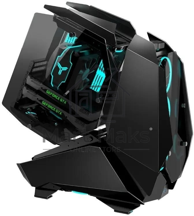 Компьютерный корпус без блока питания JONSBO MOD-5, Full-Tower, TG, no fans, 2xUSB-A 3.0 + 1xUSB-C 3.2, ATX, mATX, mITX Black