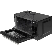 Микроволновая печь Hyundai HYM-D2073 черный, 23 л, 800 Вт, переключатели - кнопки, поворотный механизм