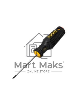 Отвертка Denzel PH0х75 мм, S2, 3к рукоятка