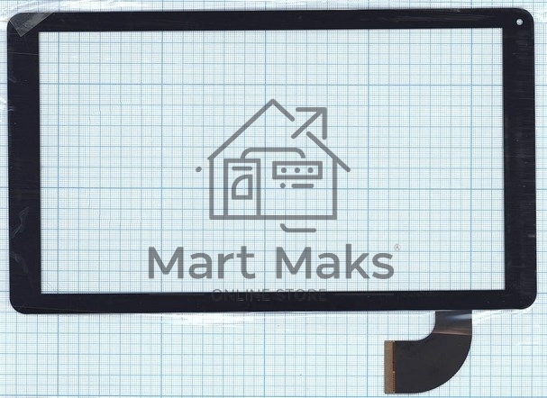 Сенсорное стекло (тачскрин) SG6138A-FPC_V2-1, черное