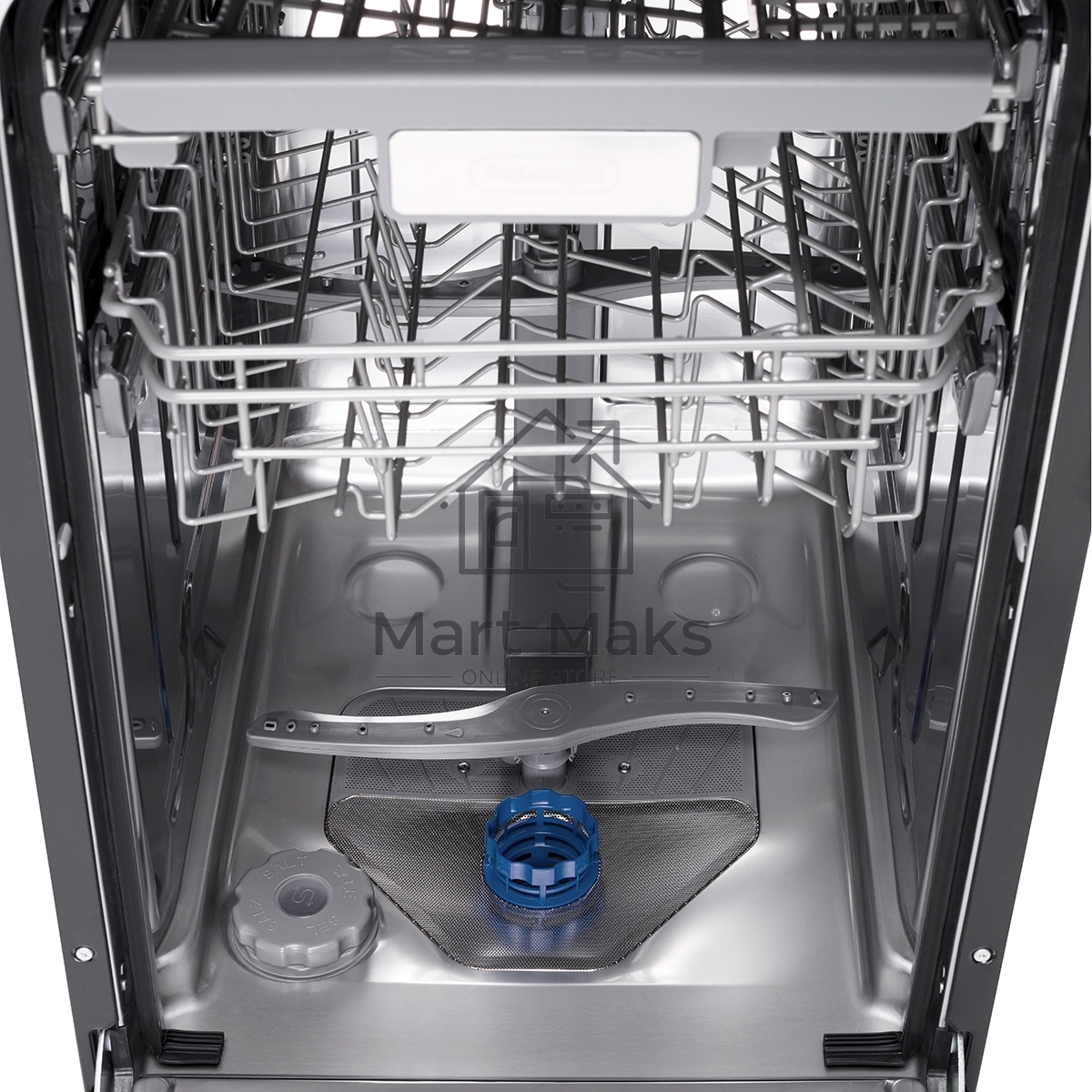 Посудомоечная машина DeLonghi DDWS09S Erea, черная, 44.8 см, 10 компл., 49 дБ, класс A++