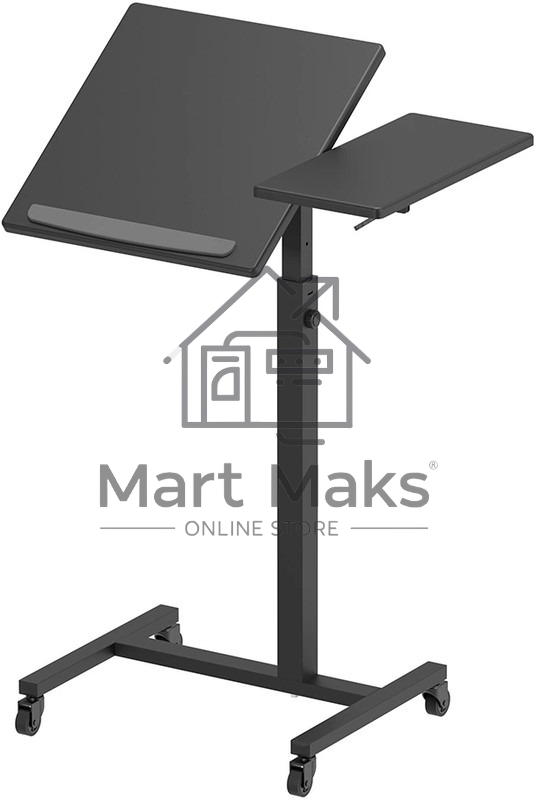 Стойка для телевизора Kromax OMEGA-10, макс. 15кг, напольный, наклон, черный