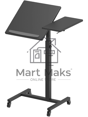 Стойка для телевизора Kromax OMEGA-10, макс. 15кг, напольный, наклон, черный